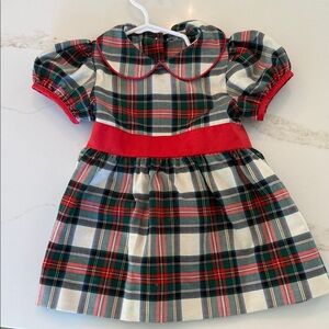 Plaid Dress with Red Accents Beaufort bonnet dress worn once